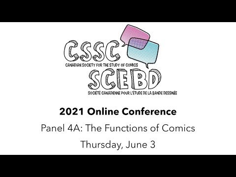 Panel: The Functions of Comics - CSSC/SCEBD 2021