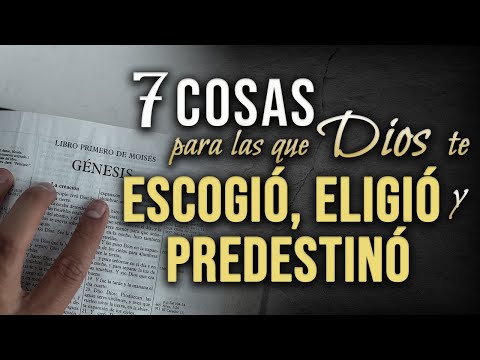 7 Cosas para las cuales Dios te ha ELEGIDO, ESCOGIDO y PREDESTINADO